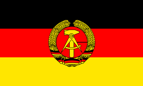 ドイツ民主共和国のベクトル画像の旗