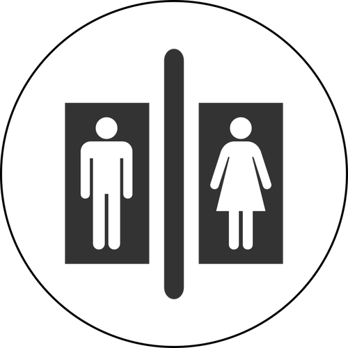 Obraz piktogram toaleta