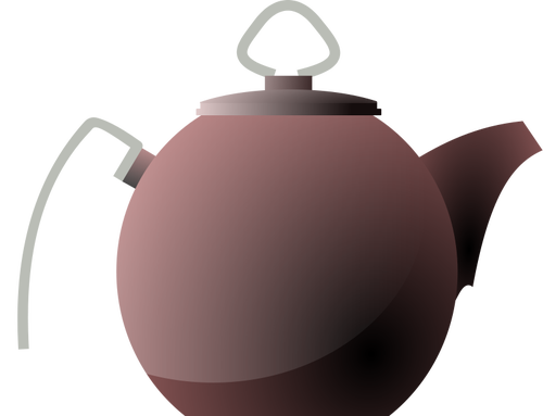 Vektor-Illustration der Wasserkocher oder Tee Topf