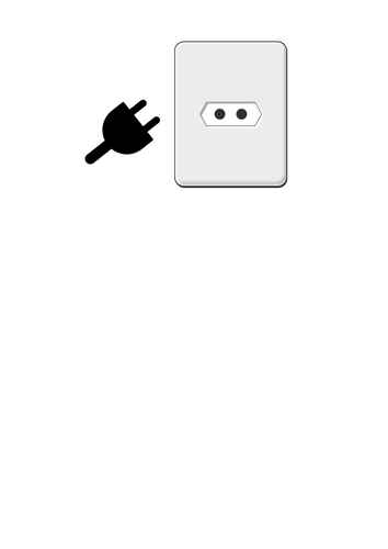 Stopcontact vector afbeelding
