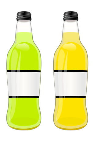 Векторное изображение бутылок