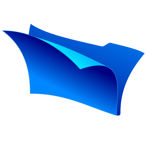 Birou folderul vector ilustrare