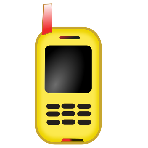 Zabawka telefon telefon komórkowy wektor clipart