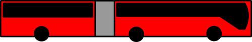 Kırmızı otobüs görüntü