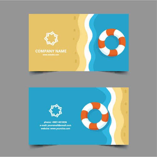 ट्रैवल एजेंसी बिजनेस कार्ड डिजाइन