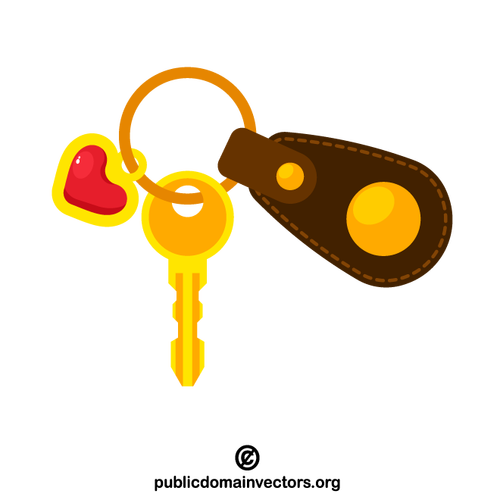 Schmuckstück mit dem Schlüssel