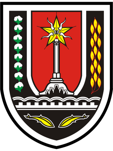 Image de vecteur pour le logo ville de Semarang