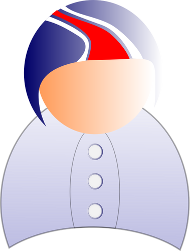 Illustrazione vettoriale del simbolo maschile utente