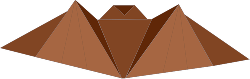 Origami vleermuis