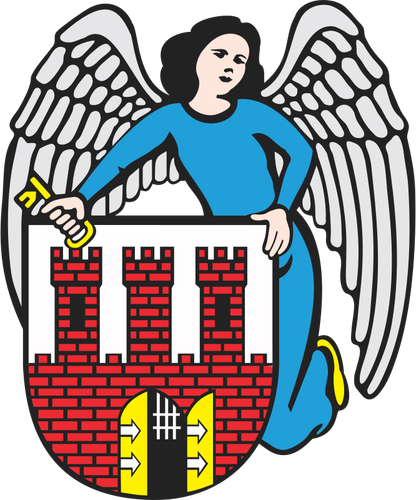 Vektor Klipart znak města Toruň
