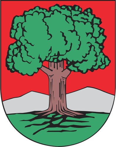 バウブジヒ市の紋章のベクトル描画