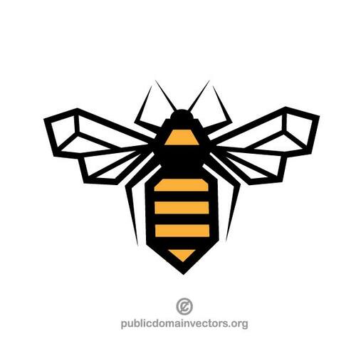 Vector illustration of a bee