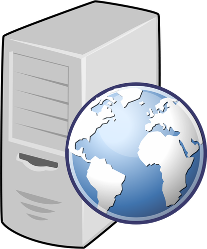 Icona di Web server vettoriale