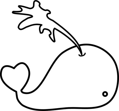 Whale vektor illustration