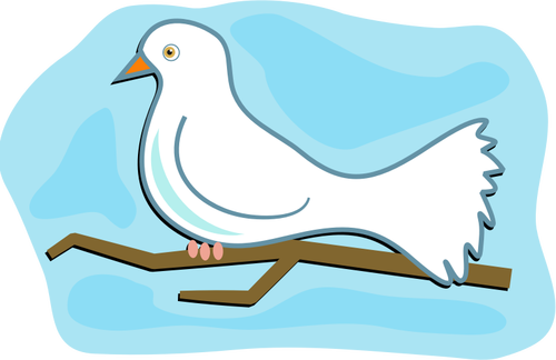White dove image