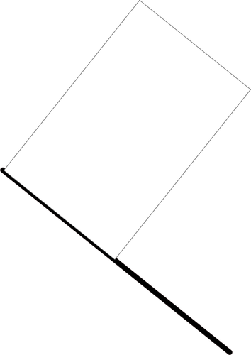 Image vectorielle drapeau blanc
