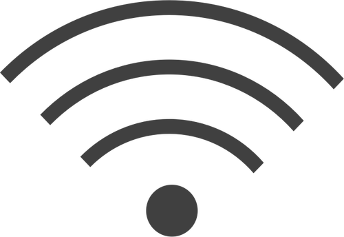 Wi-Fi-Symbol-Vektor-Bild