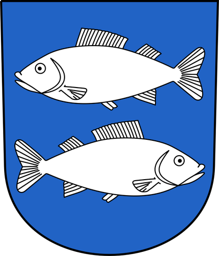 Fischenthal wapenschild vector afbeelding