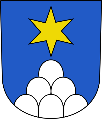 Sternenberg herbu wektor clipart