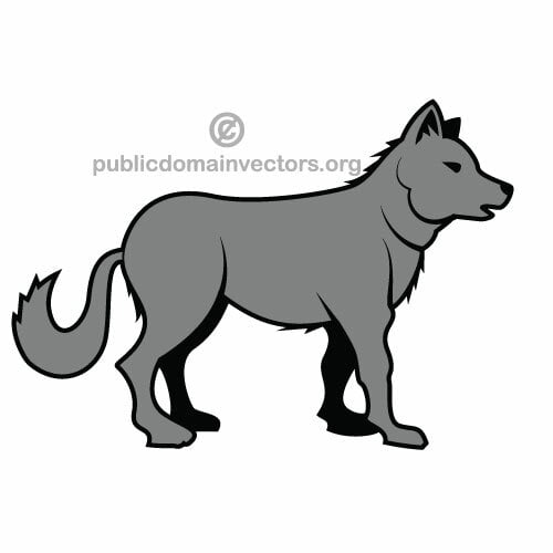 Wolf vektor image