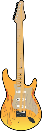 Bass guitar vector image
