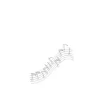 Immagine vettoriale semplice note musicali