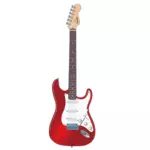 Rote elektrische Rock Gitarre Vektor-ClipArt