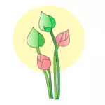 Vetor de flor tulipa