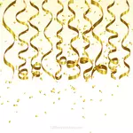 Gouden Streamer en Confetti