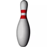 Bowling stift ikonen vektor illustration