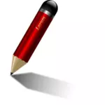 चमकदार लाल पेंसिल