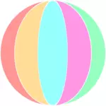 Vektor-Illustration der Strandball