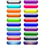 Glossy pills vector illustration