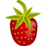 Vector de la imagen de fruta roja dulce
