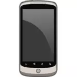Touchscreen phone vector image