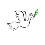 Peace dove drawing