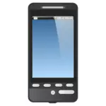 GSM touch imagem vetor na tela telefone