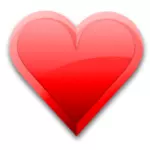 Heart icon vector image
