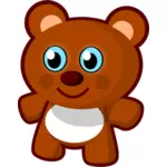 Teddy bear speelgoed vector illustraties