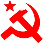 हथौड़ा वेक्टर चित्रण का साम्यवाद हस्ताक्षर
