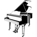 איור וקטורי של פסנתר