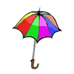 Ilustraţia vectorială de o umbrelă