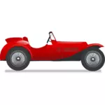 Ilustración de vector Vintage carrera auto