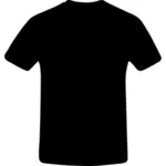 Gráficos de vetor de modelo t-shirt em branco