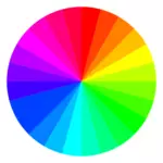 عجلة متعددة الألوان