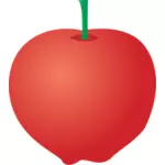 Vector de desen asimetric roşu Apple
