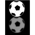 Vektor-Bild von einem Fußball
