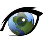 Alternative World Vision-Vektor-Bild