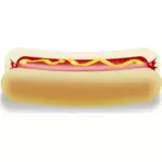Hot dog vectorillustratie