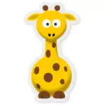 Cartoon giraf afbeelding